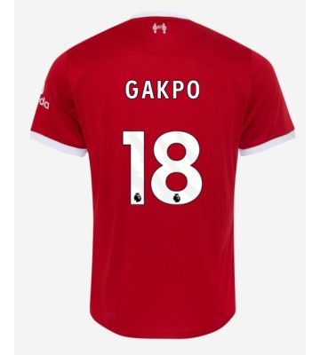 Liverpool Cody Gakpo #18 Kotipaita 2023-24 Lyhyet Hihat